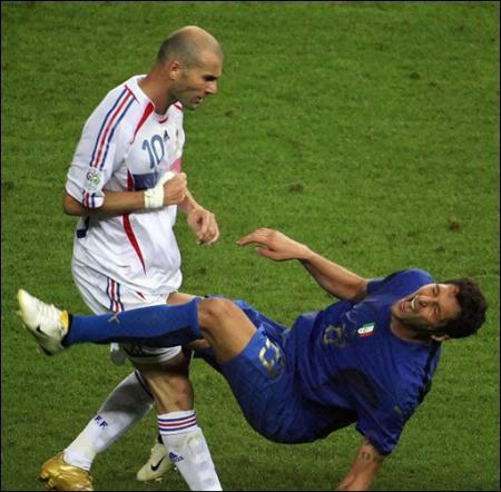 zizou et materazzi